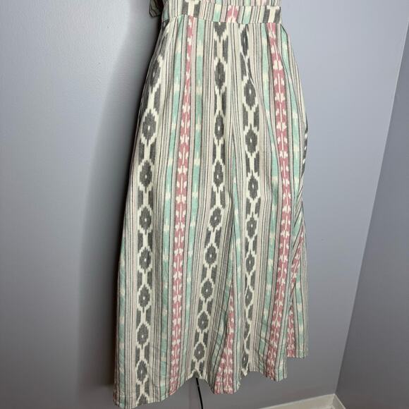 Reformation Riley Tribal Cutout Midi A Line Dress Sweetheart Neck - Picture 7 of 11